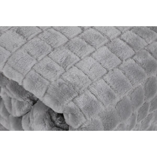 Pelēks pārklājs divguļamai gultai 200x220 cm Melinda – Mijolnir-image-2