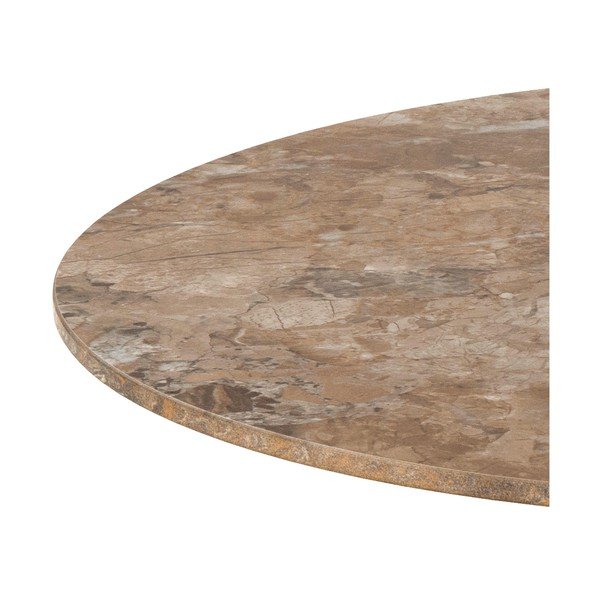 Brūns apaļš žurnālgaldiņš ar keramikas virsmu ø 60 cm Malta – Actona-image-3