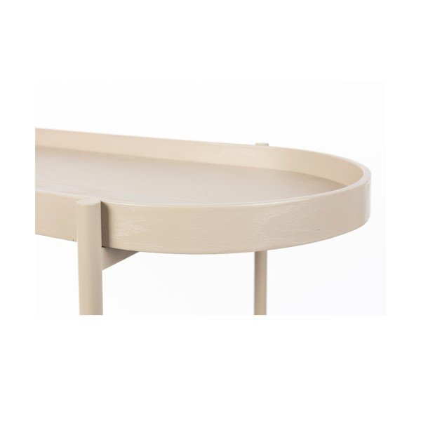 Bēšs konsoles galds 39x85 cm Amaya – White Label-image-4