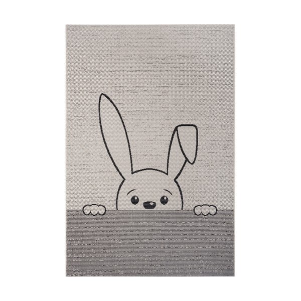 Krēmkrāsas paklājs bērniem Ragami Bunny, 80 x 150 cm