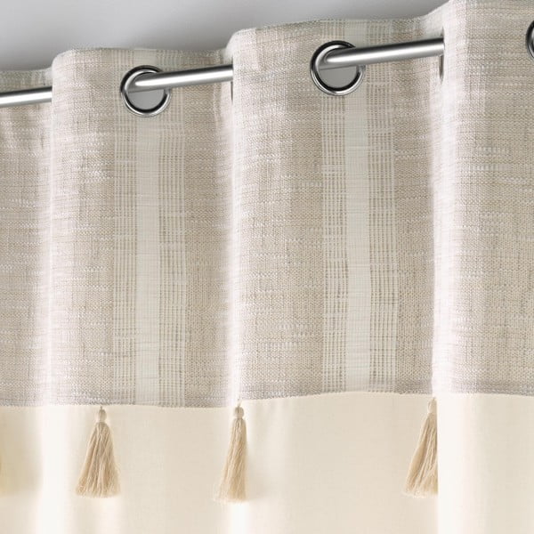 Dabīga toņa aizkars 140x240 cm Island – douceur d'intérieur-image-2