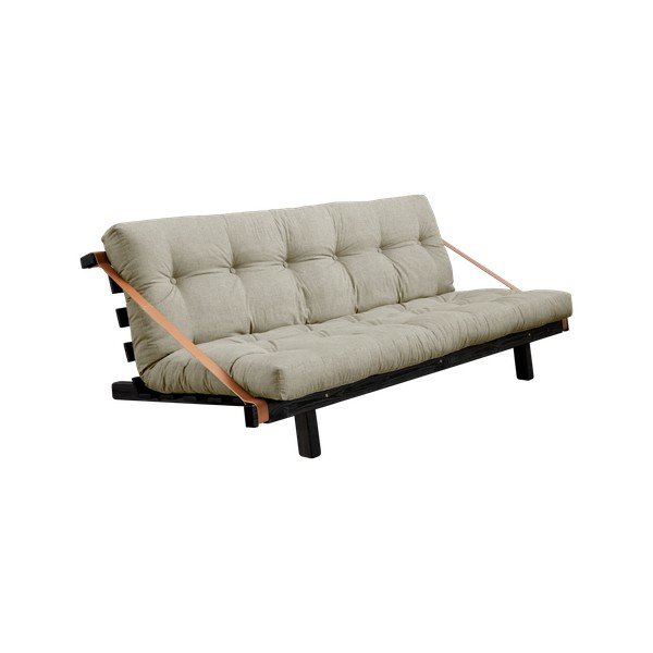 Izlaižams dīvāns Karup Design Jump Black Linen Beige-image-1