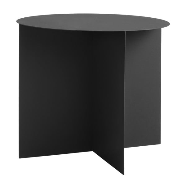 Melns kafijas galdiņš Custom Form Oli, ⌀ 50 cm