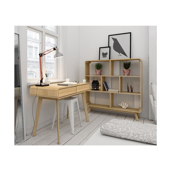 Darba galds ar ozolkoka imitāciju 50x120 cm Cassie – Støraa-image-3