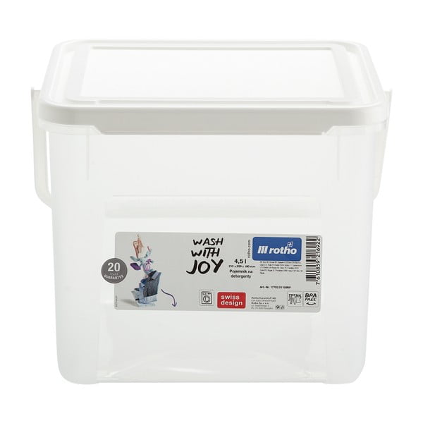 Plastmasas uzglabāšanas kaste ar vāku – Rotho-image-3