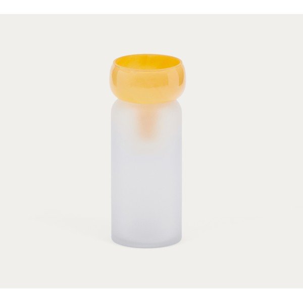 Dzeltena stikla vāze (augstums 30,5 cm) Kelse – Kave Home-image-4