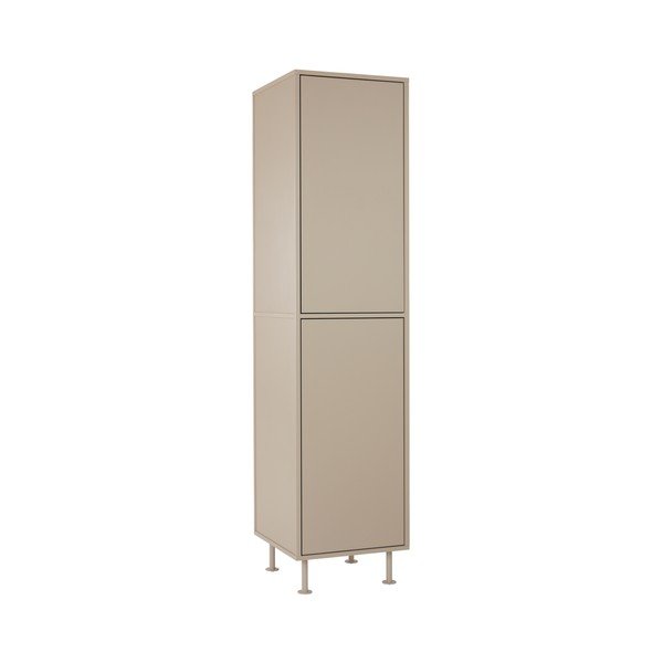 Bēšs drēbju skapis no MDF 50x210x55 cm Kipp – Jotex