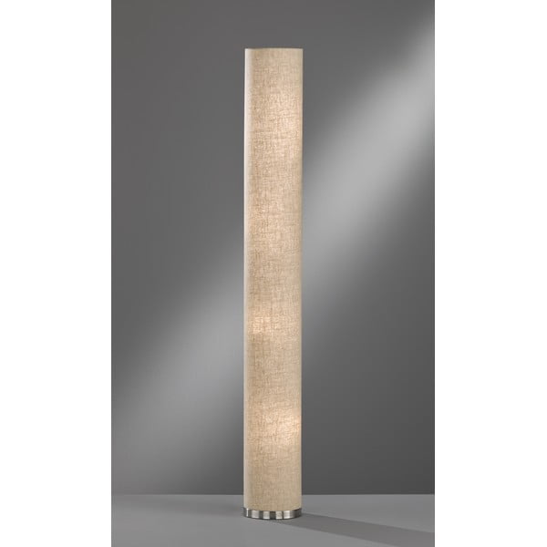 Bēša stāvlampa no auduma (augstums 156 cm) Thor – Fischer & Honsel-image-1