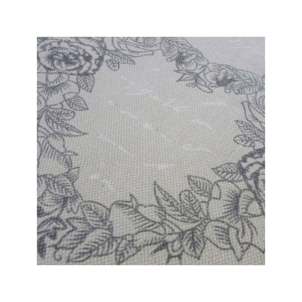 Ar rokām austs kokvilnas paklājs Webtappeti Shabby Rose, 60 x 90 cm-image-1
