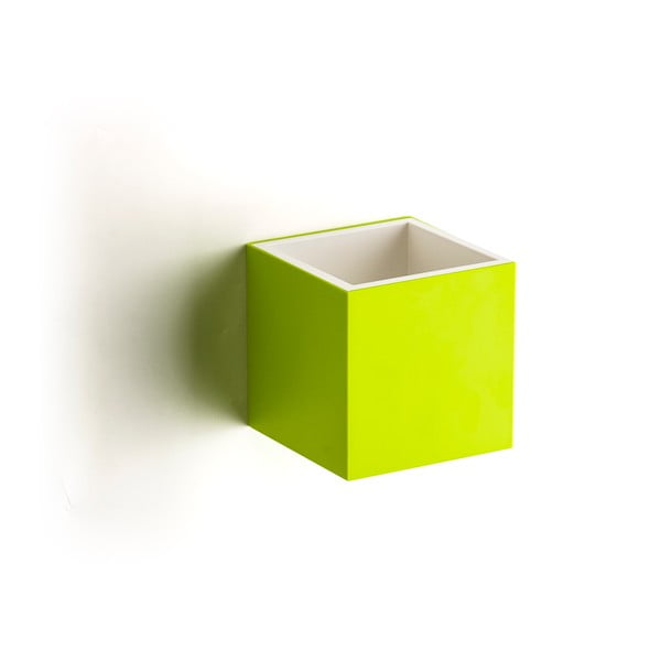 Sienas kaste QUALY Pixel Box, zaļa