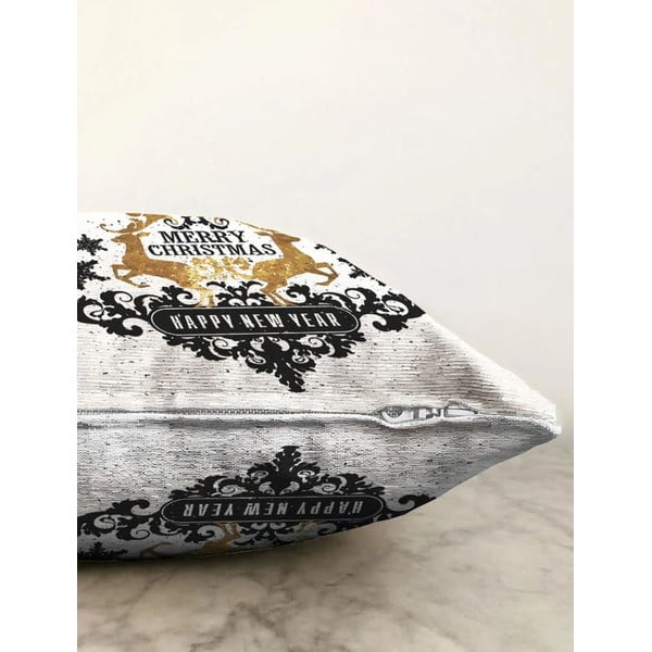 Spilvendrāna ar Ziemassvētku motīvu 43x43 cm – Mila Home-image-1