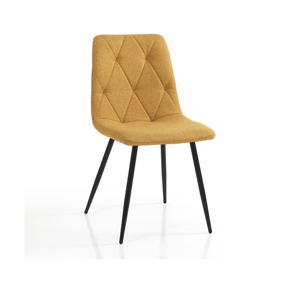 Okera dzelteni pusdienu krēsli (2 gab.) Mesh – Tomasucci