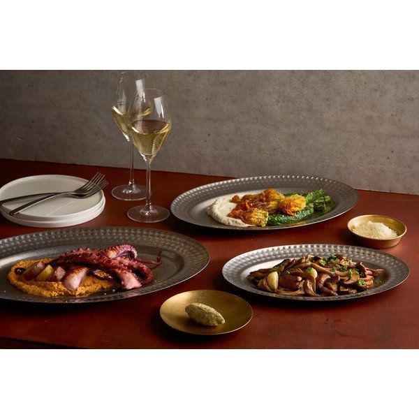 Servēšanas nerūsējošā tērauda paplāte 26,5x41 cm Serve – BonBistro-image-1