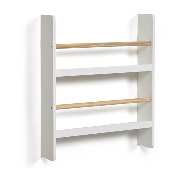 Balts daudzlīmeņu bērnu plauktiņš 50 cm Gopi – Kave Home