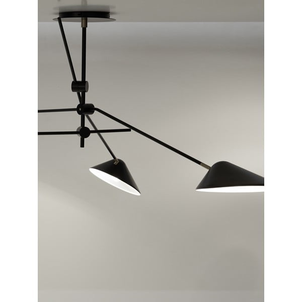 Melna griestu lampa Westwing Collection Neron-image-1