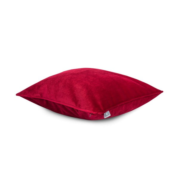 Sarkana spilvendrāna WeLoveBeds Mystic Burgundy, 50 x 50 cm-image-1