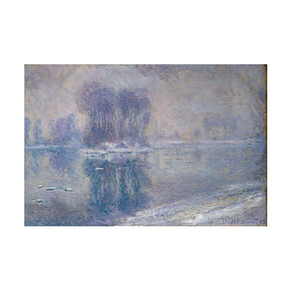 Klods Monē - Ledus pludiņi, 70x45 cm
