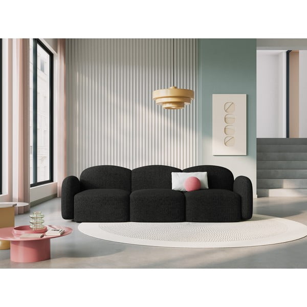 Melns dīvāns 272 cm Blair – Micadoni Home-image-1