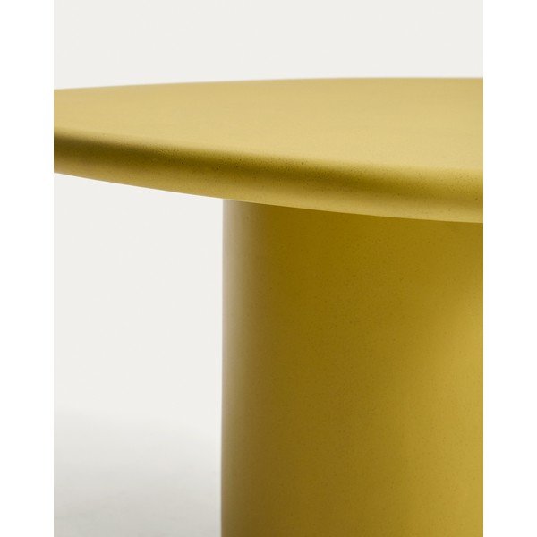 Betona dārza kafijas galdiņš 77x83 cm Macarella – Kave Home-image-4