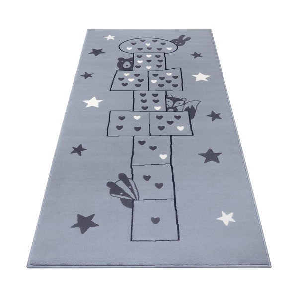 Pelēks bērnu paklājs Hanse Home Adventures Jump, 100 x 250 cm-image-2