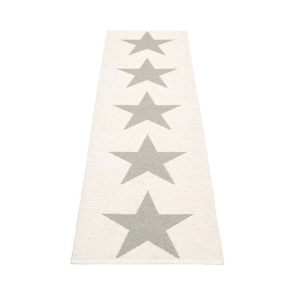 Gaiši pelēks iekštelpu un āra celiņa paklājs 70x250 cm Viggo Warm Grey – Pappelina-image-1