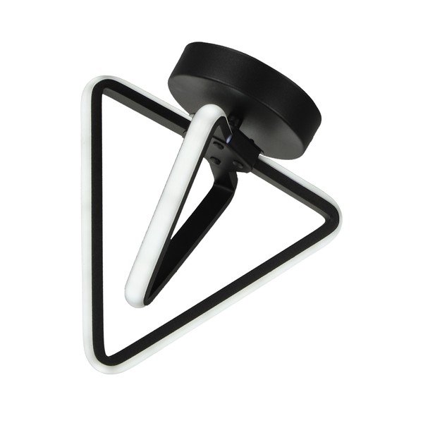 Melna metāla LED griestu lampa Baris – Squid Lighting-image-3