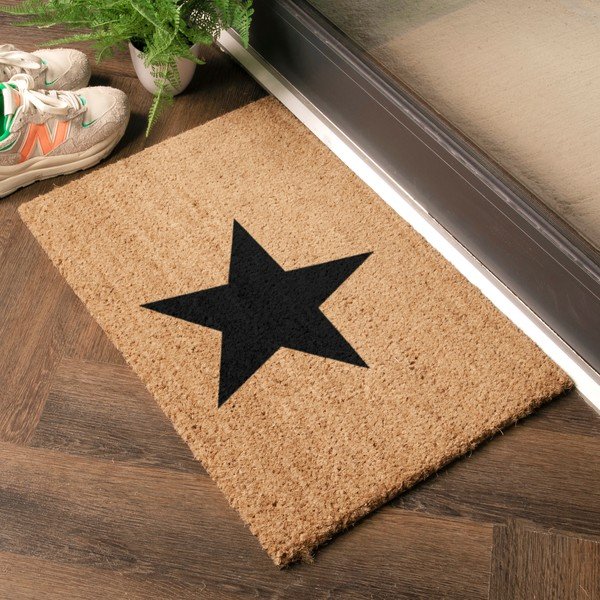 Kokosšķiedras kājslauķis 40x60 cm Star – Artsy Doormats-image-1