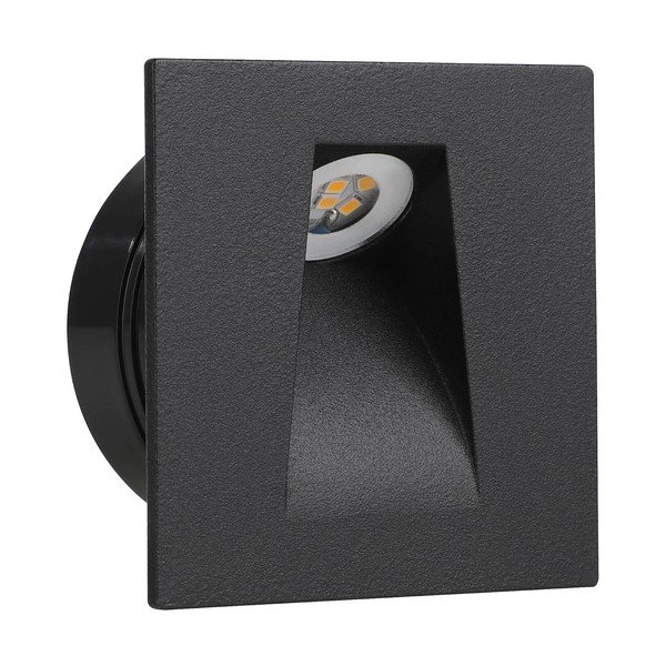 Melna LED sienas lampa MECINOS – EGLO-image-3