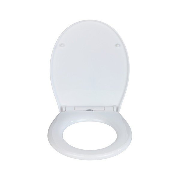 Balts termoplastiskais tualetes poda sēdeklis Wenko Corfu-image-1