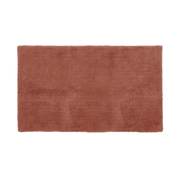 Ķieģeļu sarkans vannas istabas paklājs 100x60 cm Riva – Tiseco Home Studio