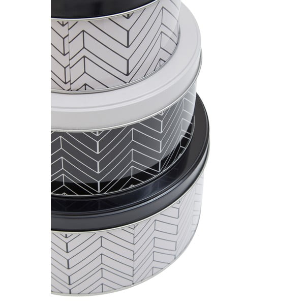 Metāla kastes (3 gab.) pārtikai Urban – Premier Housewares-image-1