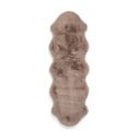 Gaiši brūns sintētisks celiņa paklājs 60x180 cm Super Teddy – Think Rugs