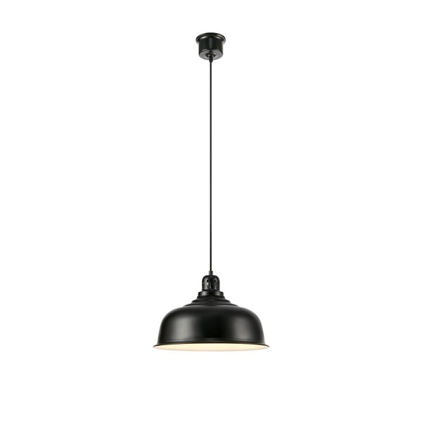 Melna piekaramā lampa ar metāla abažūru 37x37 cm Port – Markslöjd