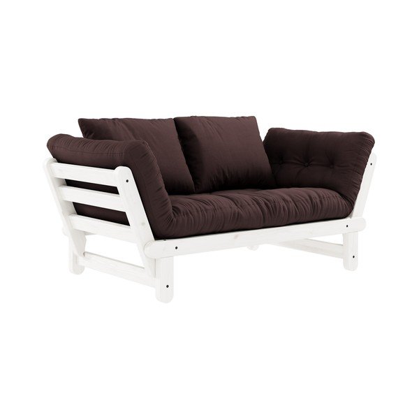 Izvelkamais dīvāns Karup Design Beat White/Brown-image-3