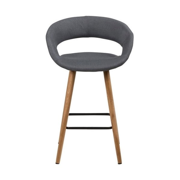 Tumši pelēki bāra krēsli (2 gab.) Gill – Actona-image-1