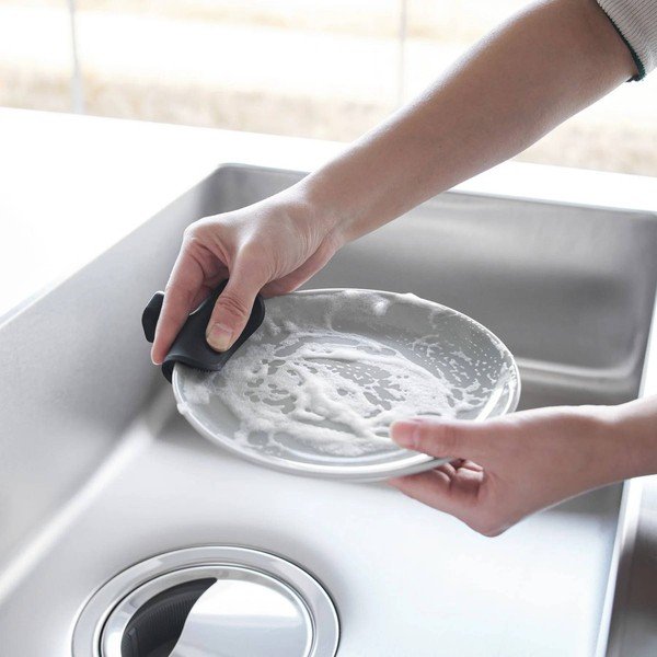 Silikona trauku mazgāšanas sūklis Tower – YAMAZAKI-image-2