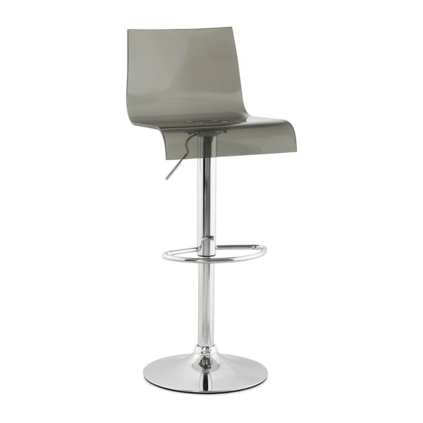 Kokoon Plexi pelēks bāra krēsls