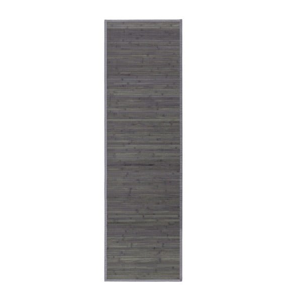 Zaļš/pelēks bambusa paklājs 60x200 cm – Casa Selección