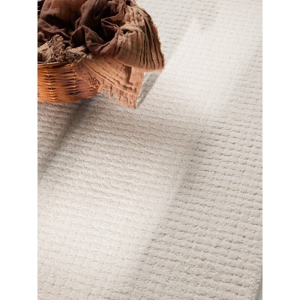 Krēmkrāsas vilnas celiņa paklājs 80x250 cm Eloise – Hanse Home-image-3