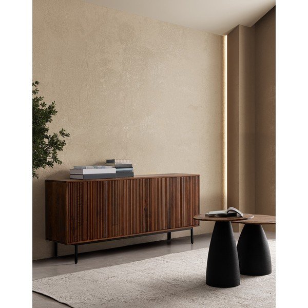 Dabīga toņa mango masīvkoka kumode 170x75x40 cm Tadita – Bizzotto-image-1