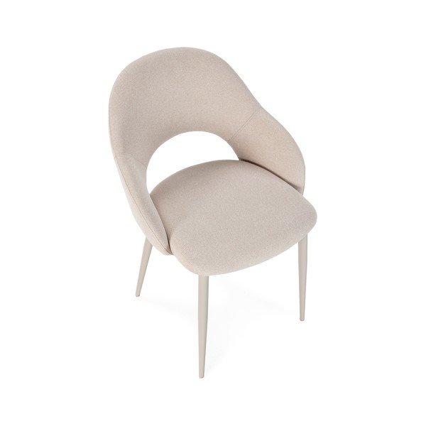 Bēši polsterēti pusdienu krēsli (2 gab.) Lia – Marckeric-image-3