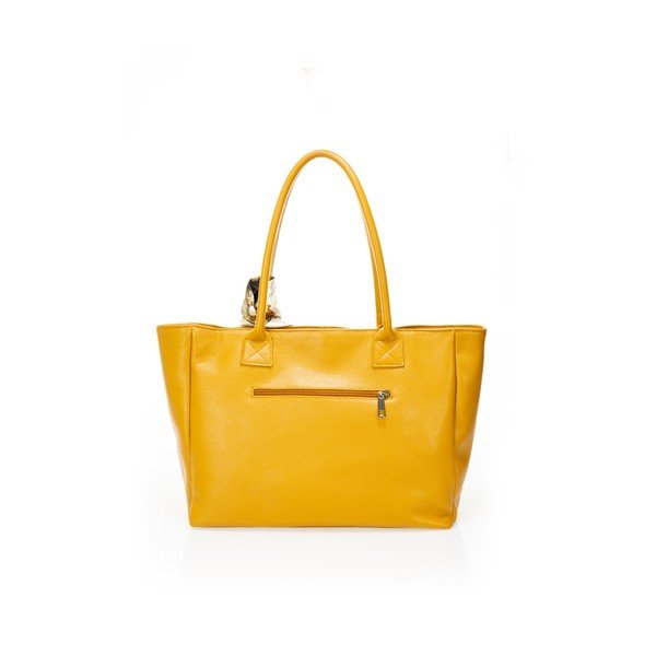 Dzeltena ādas somiņa Giorgio Costa Nina-image-1