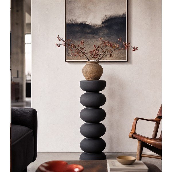 Metāla apaļš sānu galdiņš ø 35 cm Kobodo – Light & Living-image-1
