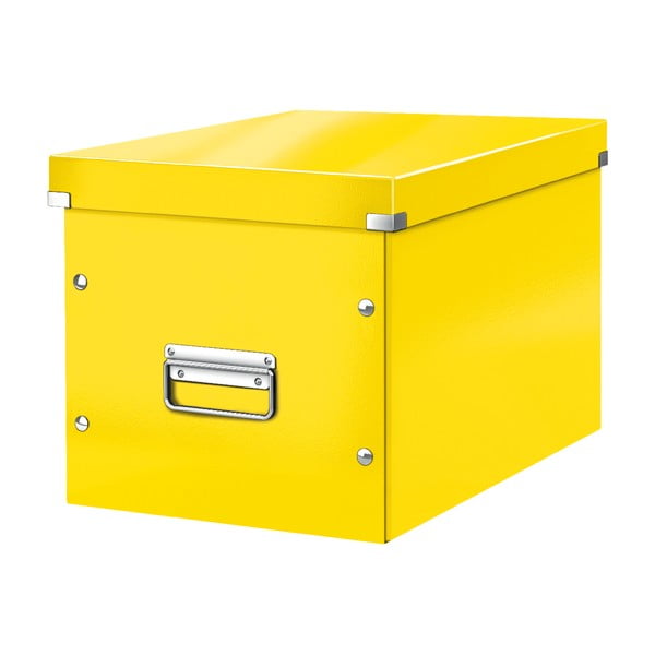 Dzeltena uzglabāšanas kaste Leitz Click&Store, garums 36 cm