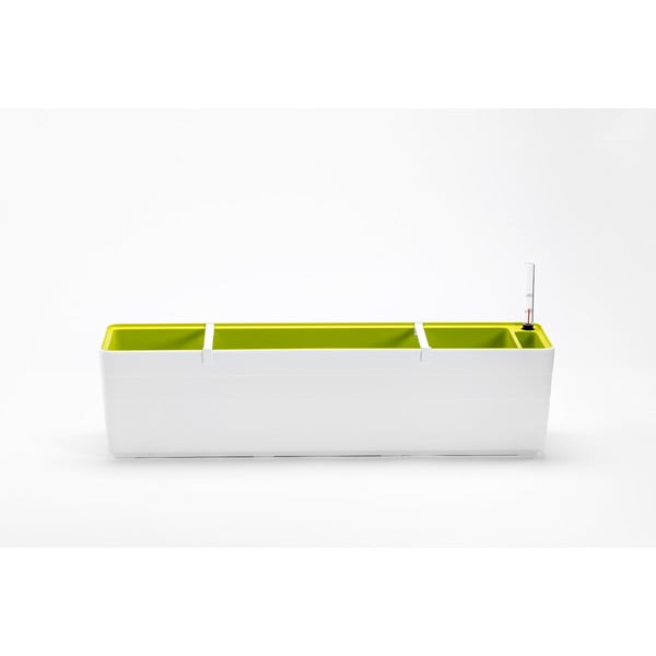 Balti zaļš pašlaistošs puķu pods Plastia Berberis , garums 78 cm