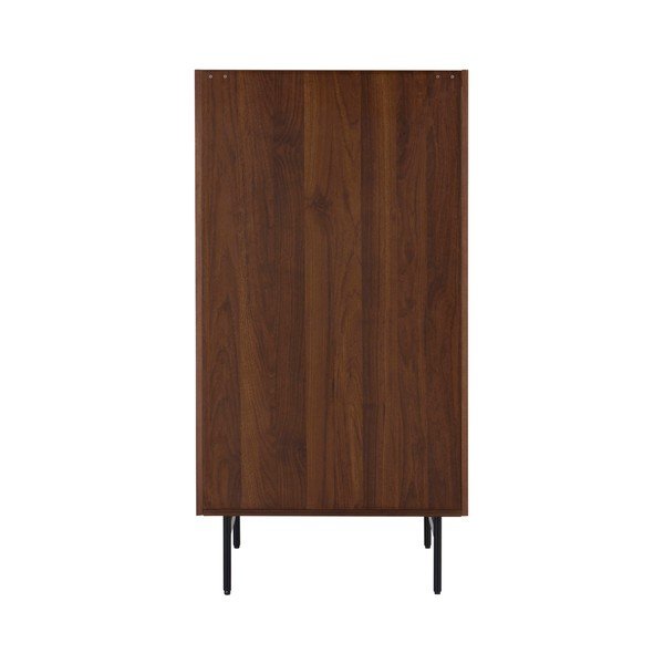 Tumša dabīga toņa kumode ar riekstkoka imitāciju 60x118,5x45 cm Örgryte – Jotex-image-3