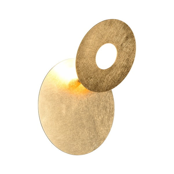 Zelta krāsas LED sienas lampa Leano – Trio-image-4