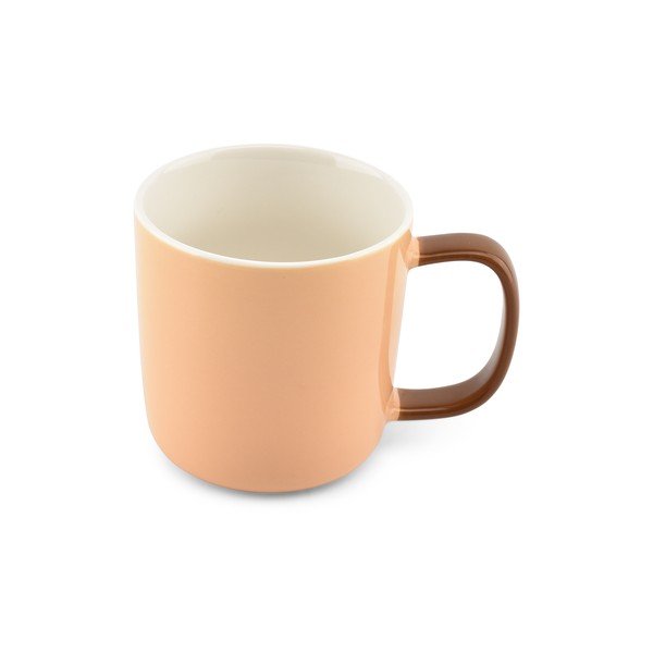 Oranža krūze no sintētiskā kaula porcelāna 370 ml Mae – ONA-image-2