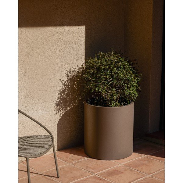 Betona puķu poda apvalks ø 52 cm Aiguablava – Kave Home-image-1