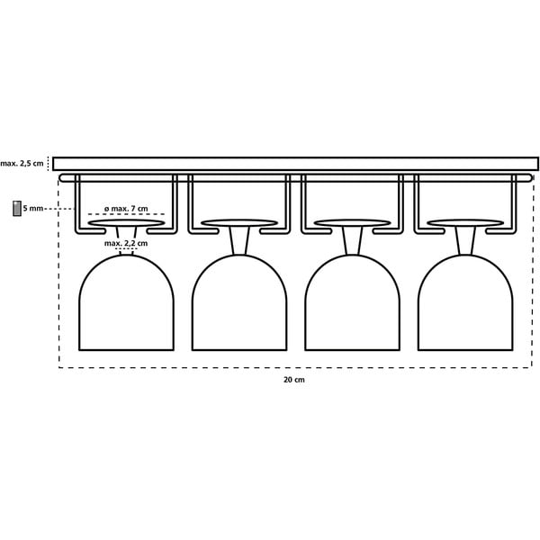 Glāžu plaukts Wenko Cupboard-image-3